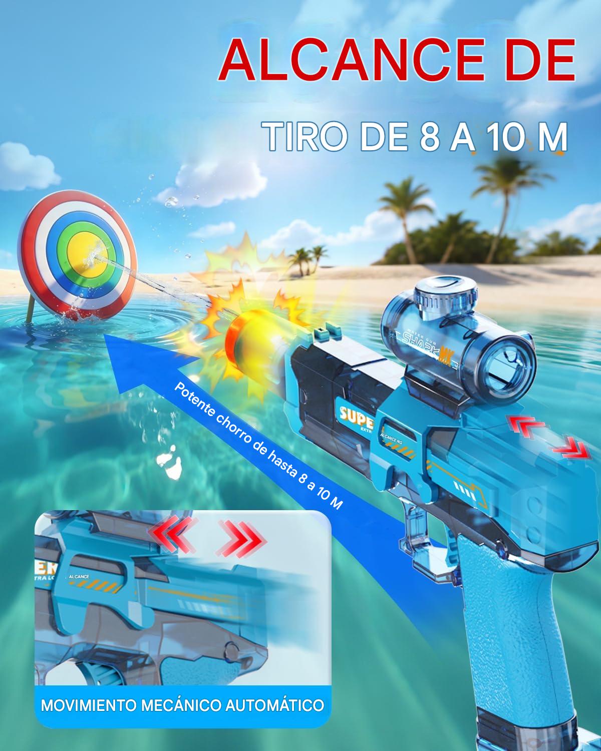 Pistola de Agua Niños con Llama LED