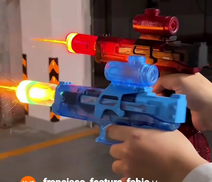 Pistola de Agua Niños con Llama LED